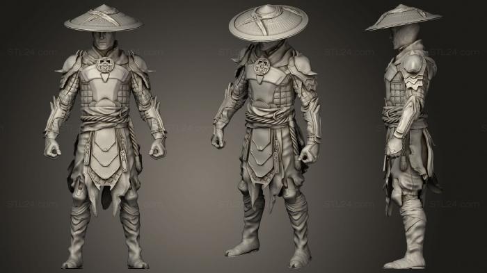 Figurines heroes, monsters and demons (Raiden, STKM_3293) 3D models for cnc